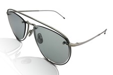 Thom Browne Sunglasses TBS113 01 Silver/Grey