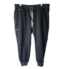 FIGS Women's 2XL Zamora Jogger Scrub Pants Black Technical Collection Nurse
