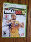NBA 2K10 Microsoft Xbox 360, 2009) Complete CIB Tested
