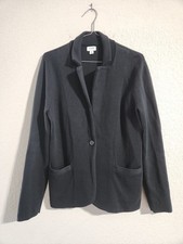 J. Crew Schoolboy Sweater Blazer in Black Women s size medium