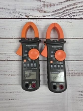 2 Klein Tools CL200 AC Auto-Ranging 400Amp Digital Clamp Meter Untested As/is