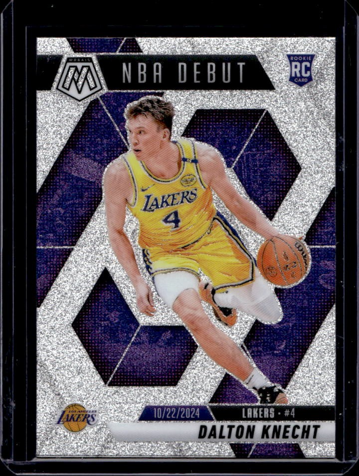 2024-25 Panini Mosaic Dalton Knecht RC Glitter Rookie NBA Debut #264 Lakers