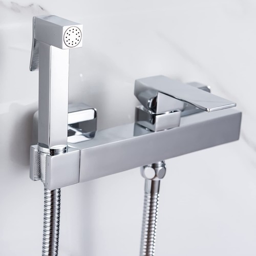Bidet Sprayer for Toilet, Toilet Concealed Hot and Cold Mixing Brass Handheld...
