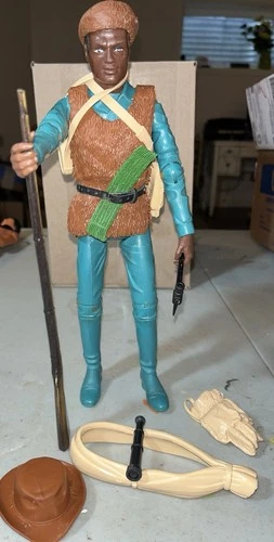 Marx Johnny West Adventure 1975 Teal Jed Gibson With Accessories