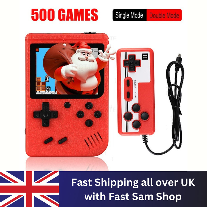 500 Classic Games Handheld Retro Video FC Game Console Player For Kids Adults
