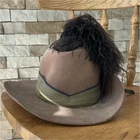 Vintage ww2 South African military Ceremonial Slouch Hat Private Purchase