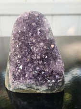 Amethyst cut base free form! 13.2 ounces, 3.5 inches tall, 2.8 wide