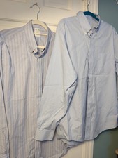 Two Shirts Brooks Brothers Regent Fit 16 1/2 - 35 Button Down Long Sleeve Cotton