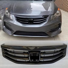 For 2008 2009 2010 Accord Sedan Abs Carbon Fiber Pattern Front Grille Grill