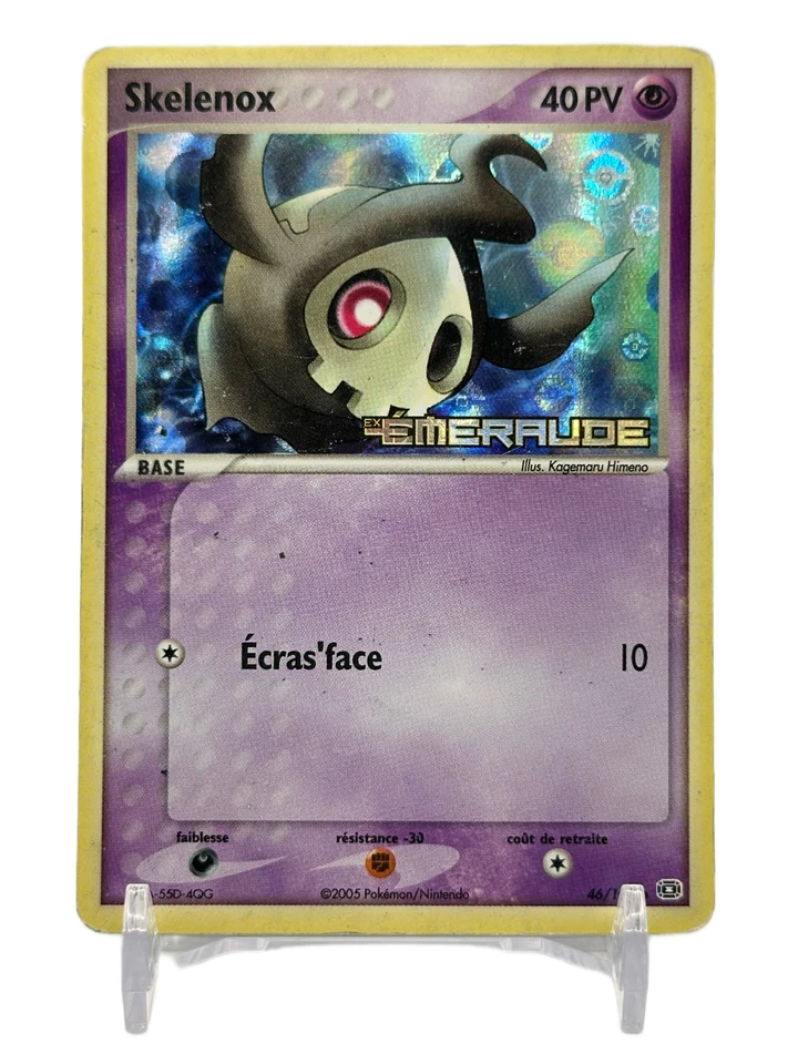 Skelenox 46/106 Reverse Holo Stamped EX Émeraude Pokémon FR MP - Photo 1/4