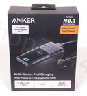 ANKER Prime 6-in-1 Charging Station 140W Smart Display USB-C USB-A AC Power NEW
