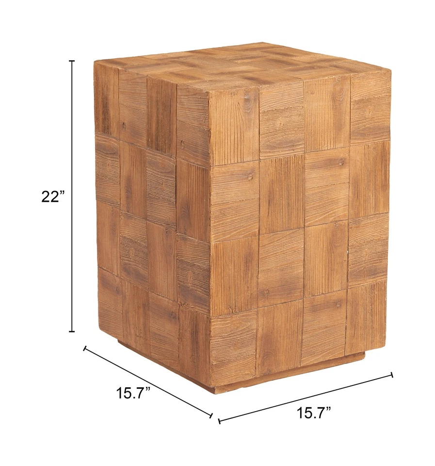 Mesa auxiliar natural Cetka Foto 3 de 4