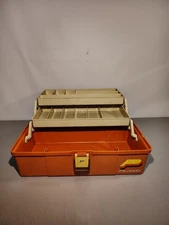 Vintage Plano 5520 Tackle Box 3 Tray With Original Tag And Label Great Cond.
