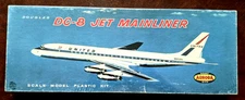 Aurora United DC-8 Jet Mainliner 1/103 Scale 1959