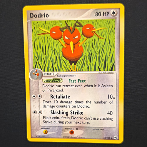 Pokémon TCG Dodrio EX Hidden Legends 33/101 80 HP Uncommon Regular English