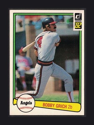1982 Donruss - Bobby Grich #90 - CALIFORNIA ANGELS