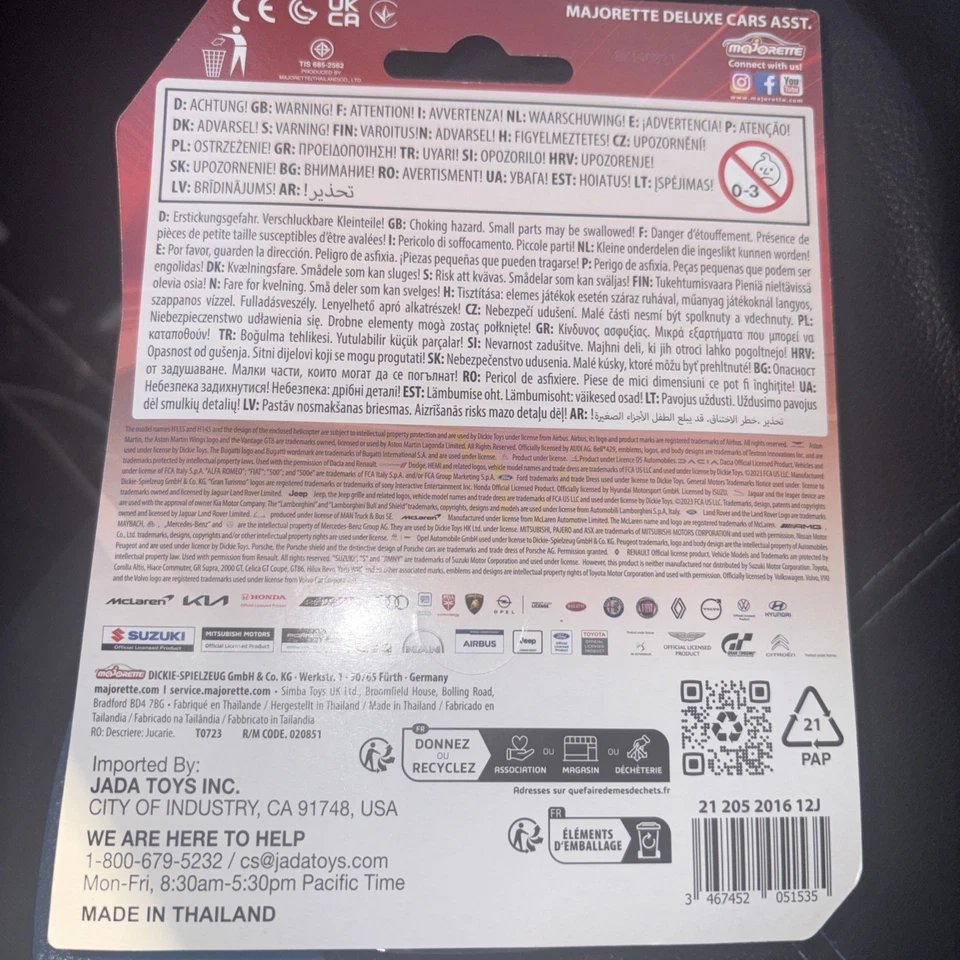 Majorette 豪华兰博基尼 Countach LP400 红色 — 第 2/4 张图片