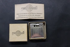 Vintage "WELTZÜNDER"  (KREMER & BAYER) POCKET GASOLINE ⛽️ LIGHTER-1930-GERMANY