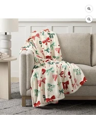 Members mark Lounge Throw Soft Luxurious Machine Washable  60"x70"