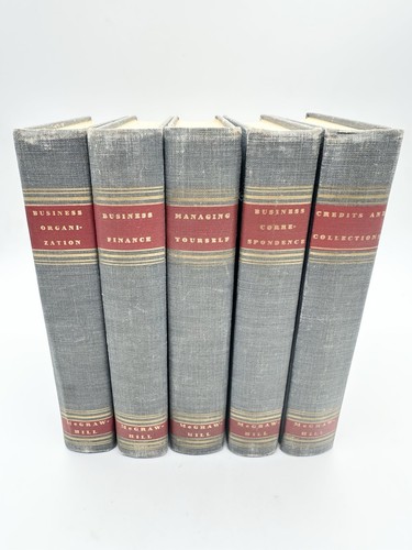 McGraw Hill Library Of Business Management 1950’s - 1960’s Book Lot (5)