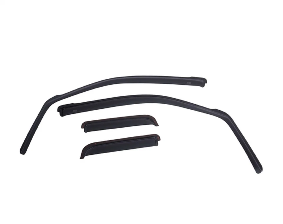 EGR 572755 Black In-Channel Window Visors Set of 4 for Ram 1500 2500 3500 Crew Foto 2 de 4