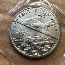 1991 Desert Storm $5 Coin Hutt River Province New Queensland Mint 