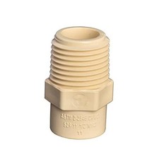 3/4" 10pcs CPVC Male Adapter Fittings Coupling Beige Male Thread 3/4 inch