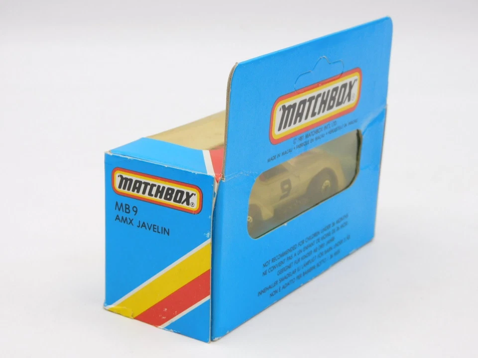 Matchbox Superfast AMX Javelin Pro Stocker Macau 80S MB-9 In Blue Box - Image 3 of 3
