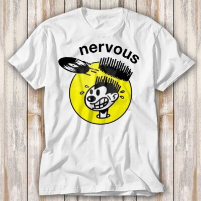 Nervous Records Barbers Musik Band Vinyl T-Shirt Top Tee Unisex 4231
