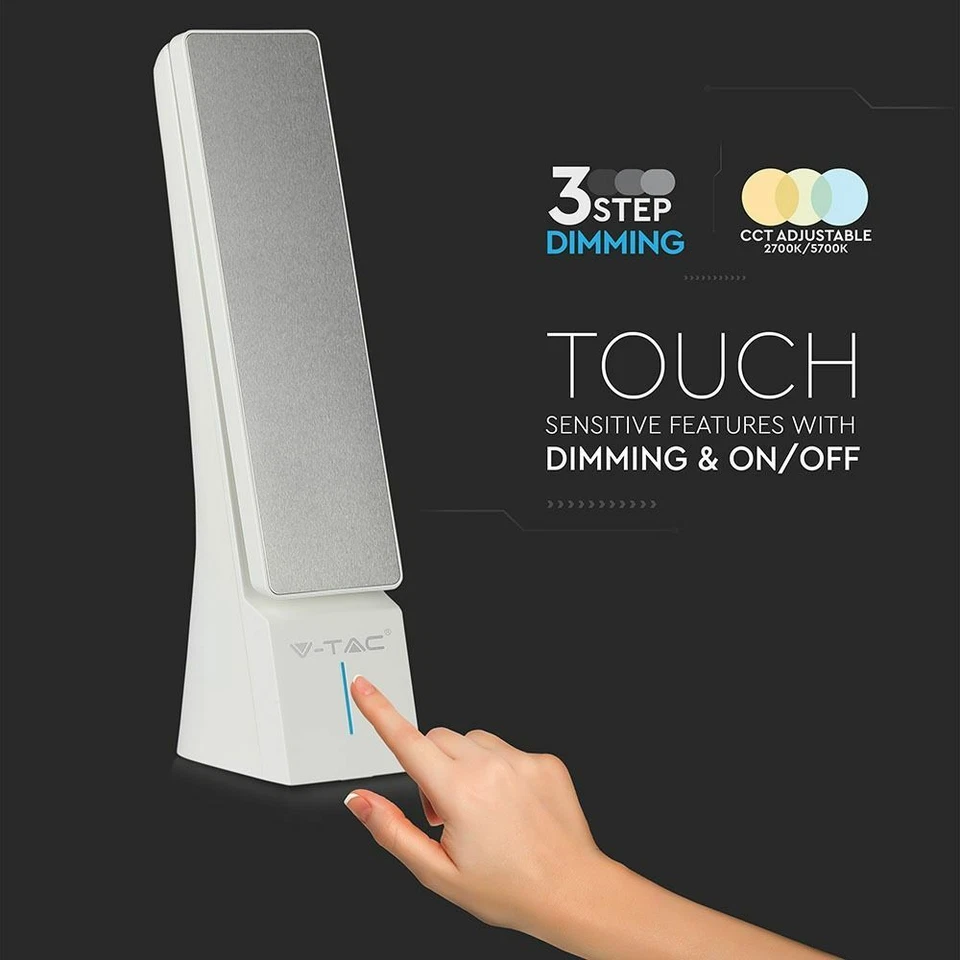 Lampada da Tavolo Led Dimmerabile Lampada da Scrivania Con Braccio Pieghevole - Immagine 2 di 3