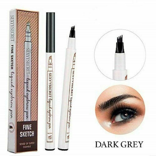 Microblading Tattoo Eyebrow Ink Pen Long Lasting Eye Brow 3D Fork Makeup Pencil - Picture 12 of 17