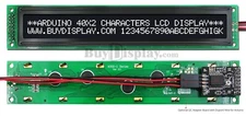 Black IIC/I2C/TWI Character 40x2 Serial LCD Module Display for Arduino w/Library