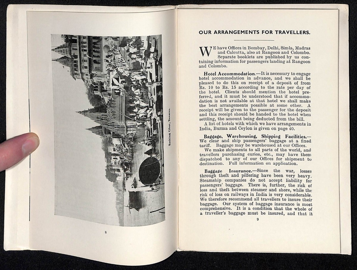 地図・旅行ガイド Cook's and Wagon's lits INDIA 1931-32 Cook's and Wagon's-lits 