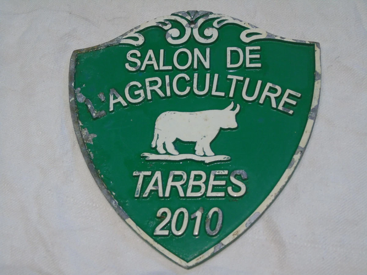 CURIEUSE PLAQUE AGRICOLE MINIATURE CONCOURS DU BLÉ 1929 À PIFFONDS (YONNE