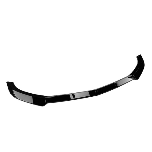 Front Bumper Lower Spoiler Lip Kit For Benz GLC63 AMG X253 2016-2019 Gloss Black - Picture 2 of 11