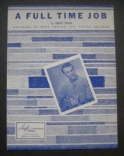 A Full Time Job by Eddy Arnold sheet music Gerry Teifer