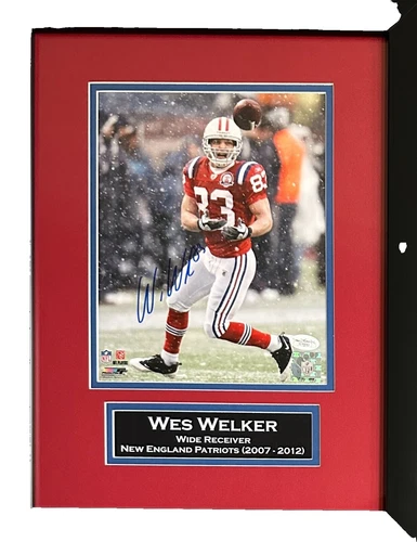 Wes Welker NFL Original Autographed Photos