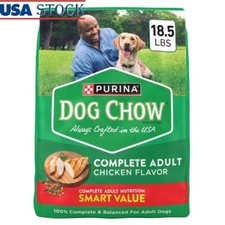High Protein Chicken Dry Dog Food Adult Kibble 18.5 Lb Bag Complete Nutrition US 1.24 per pound