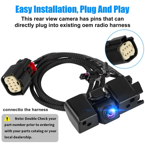 Rear View Parking Backup Camera For Chevy Silverado/GMC Sierra 2016-19 84062896 - Picture 5 of 9