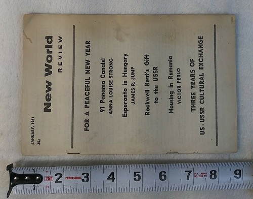 New World Review Three Years Of US-USSR Cultural Exchange January 1961 Magazine - Picture 5 of 10