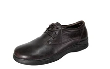 Propet Elite Walkers Shoes Oxford Steel Shank Orthoped Orthotic Brown Flat 6.5