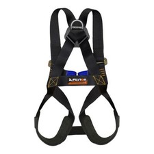 Fusion Climb Warrior Kids Full Body Climbing Rope Course Harness, Black, KH-201A