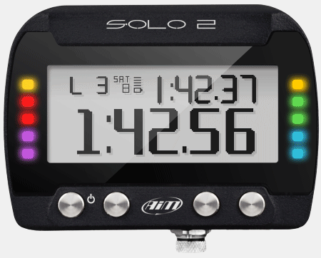 AIM SOLO 2 GPS On-Board Lap Timer with Internal Memory Brand New - Picture 1 of 3