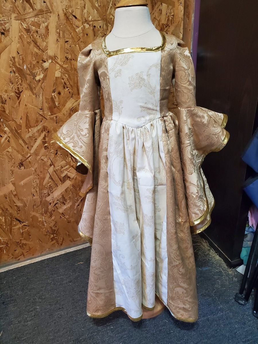 Girls Renaissance/ Medieval Princess Dress Size 3-4