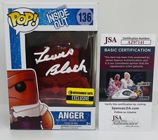 LEWIS BLACK SIGNED ANGER POP FUNKO FIGURE DISNEY PIXAR INSIDE OUT JSA COA