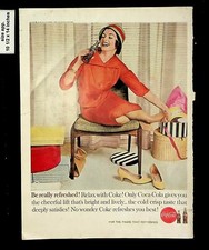 1959 Coca Cola Women Home Drinking Vintage Print ad 015632