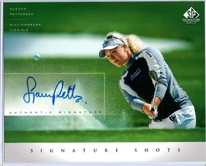 2004 SP Signature Golf Suzann Pettersen 8x10 Signed photo Signature Shots Auto