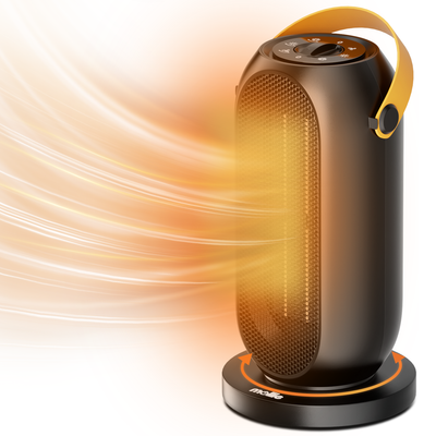 1200W [OSCILLATING+AIR FILTER] Over-Tip Protection Electric Ceramic Space  Heater | eBay