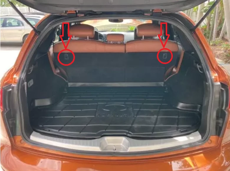 Red de carga estilo sobre asientos traseros maletero para Infiniti FX35 FX45 2003-2008 nueva Foto 4 de 4