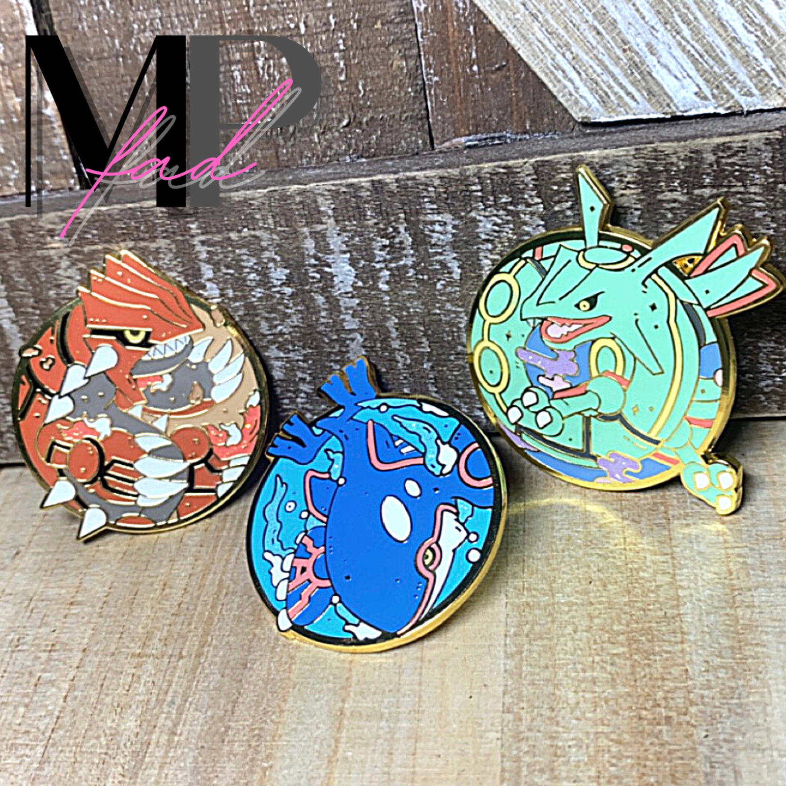 Pokemon Official Pin - Mega Rayquaza Shiny - Lapel Pins & Brooches